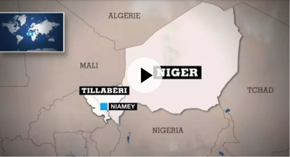 Les localités visées par les nouvelles attaques sont situées dans la région de Tahoua, voisine de celle de Tillabéri, toutes deux proches de la frontière avec le Mali. © Capture écran France 24