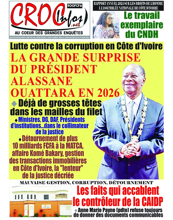 Lutte contre la corruption en Côte d'Ivoire, une année décisive en 2026