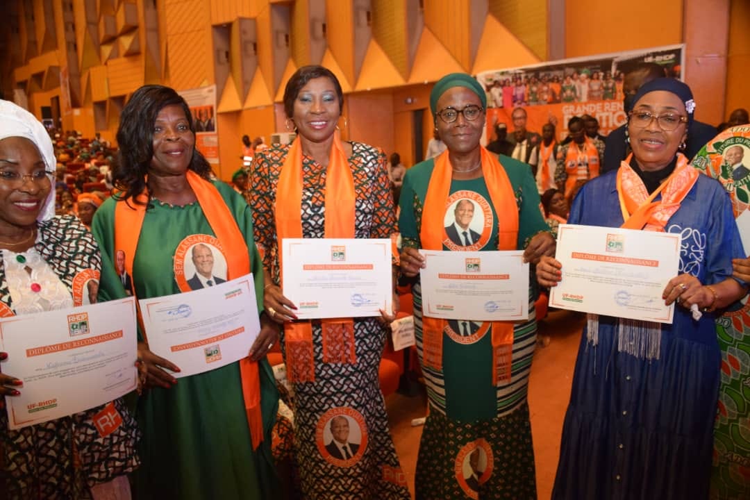 [Rentrée politique de l’UF-RHDP à Yamoussoukro] Clarisse Slaha Kayo Mahi élevée au rang de membre d'honneur de l’UF-RHDP