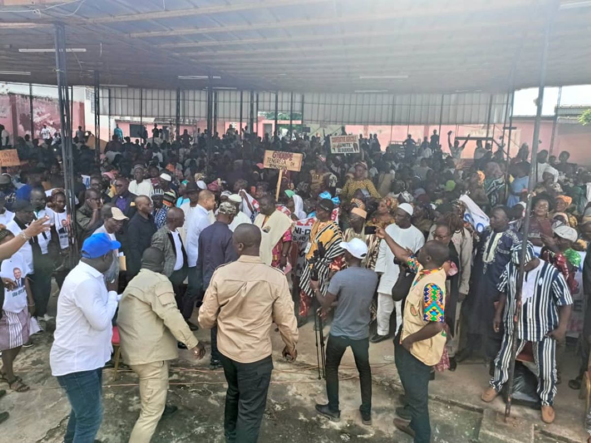 [Duékoué/Élection présidentielle] Le Ministre Jean-Louis Billon, candidat "pour le bien-être de la population"