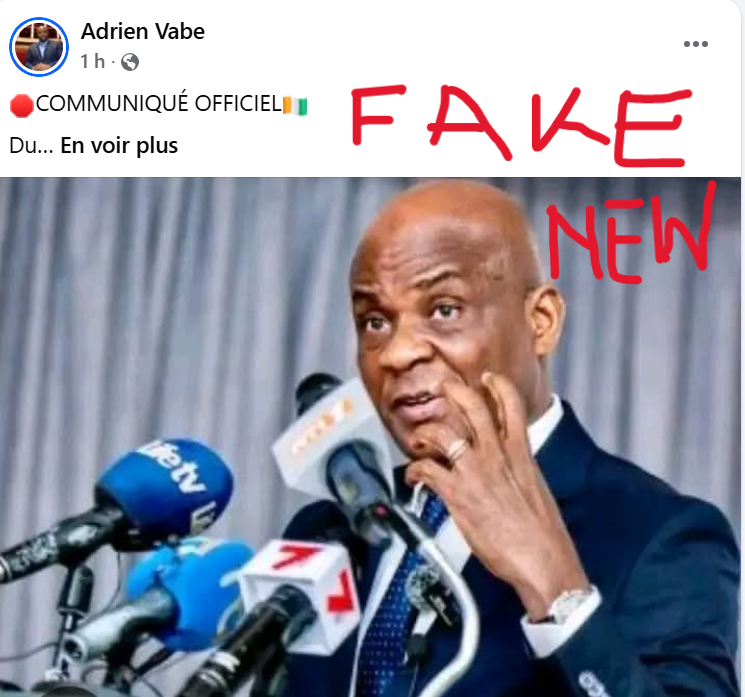 [Faux communiqué] Une rumeur sur l’arrestation de Laurent Gbagbo secoue la toile