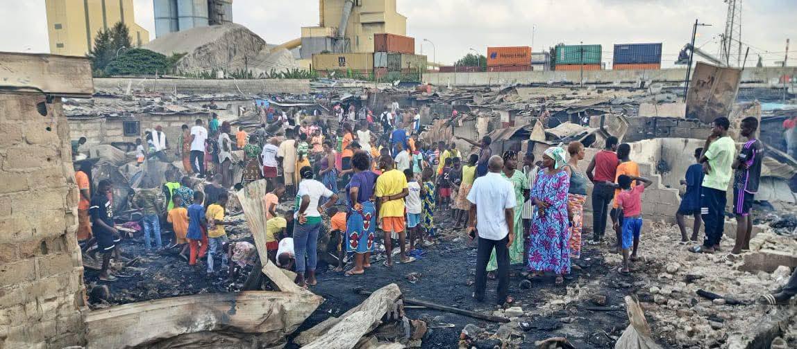 [Port-Bouët] Une trentaine de maisons dévastées par un violent incendie à Vridi-Canal