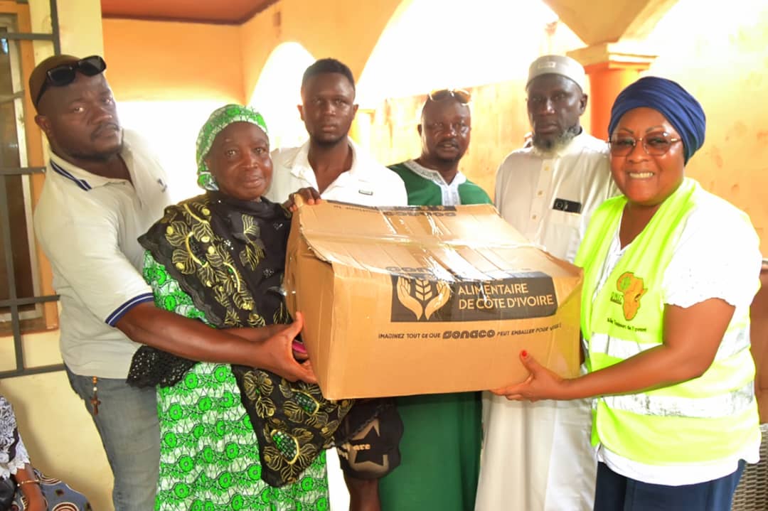 [Duékoué : Actions sociales] Une importante quantité de vivres offerte à 51 veuves par l’ONG Conscience Propre