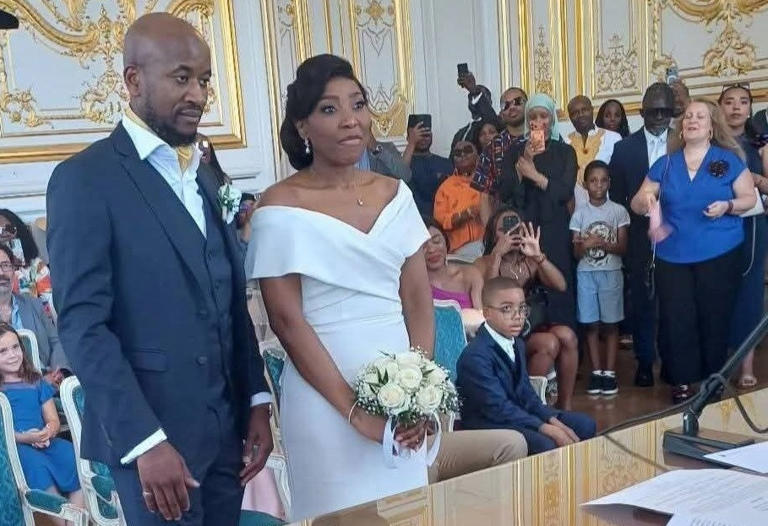 [Kelly White] L’ancienne animatrice de Canal2 International s’est mariée à Cyrille Nounga à Versailles