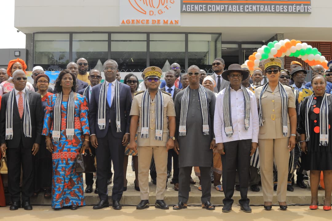 [Tonkpi] L’Agence Comptable Centrale des Dépôts de Man officiellement inaugurée