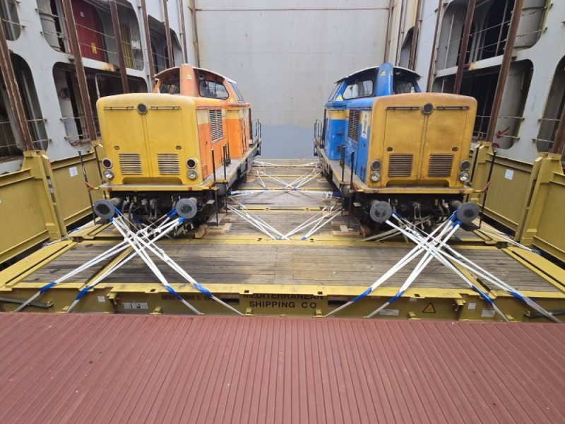 [Ligne 1 du Métro d’Abidjan]  AGL réalise le transport exceptionnel de cinq locomotives