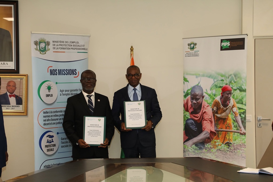[Côte d’Ivoire] La FAO accorde 115 millions FCFA pour renforcer la protection sociale dans les secteurs agricole et informel