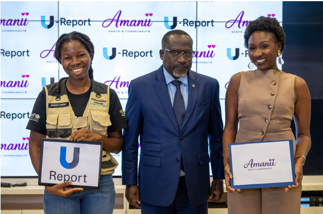 [Santé des jeunes] AMANII et U-Report signent un partenariat sous le regard de l’UNICEF à Abidjan