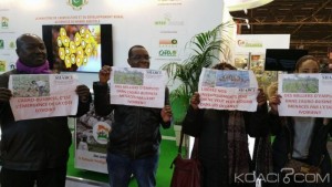 Des manifestants d'agrobusiness