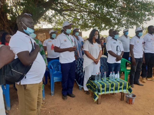 Mme Koné Ctherine et son équipe de campagne