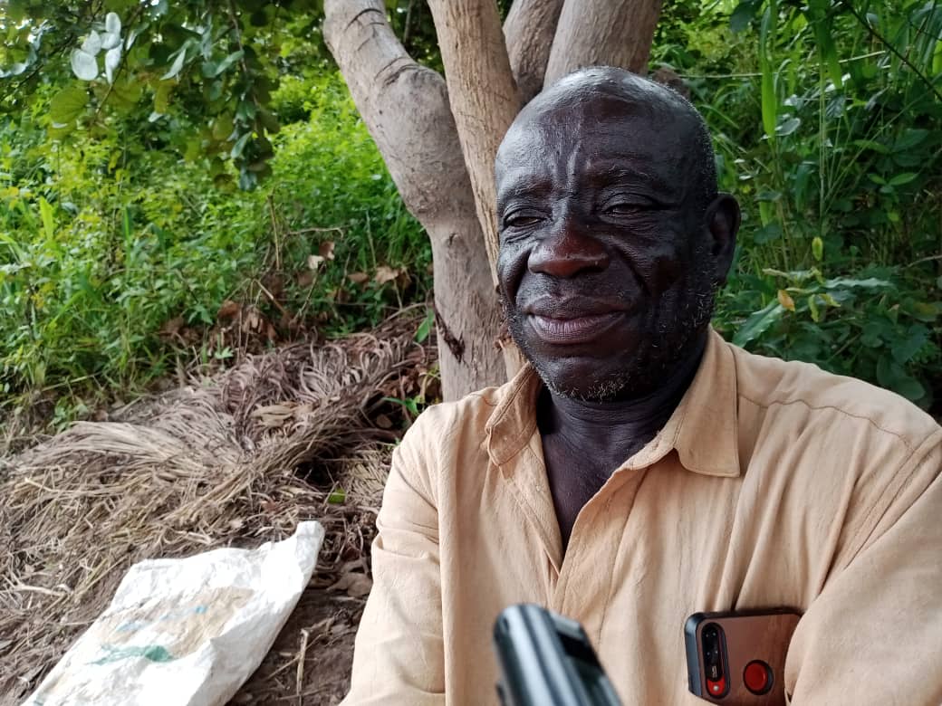 « On n’avait jamais vendu le riz bord champ à un prix connu d’avance », selon Ouattara Soumaïla, président de la coopérative des riziculteurs de Dabakala. Ph. S.K