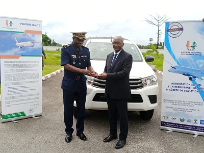 [Côte d’Ivoire/ANAC] Le centre Secondaire de Sauvetage aéronautique d’Abidjan (RSC) doté d’un véhicule d’opérations