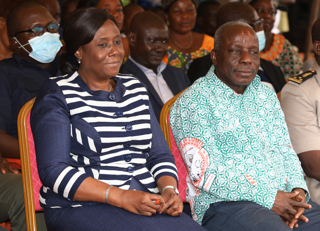 [Développement dans l’union et la cohésion sociale]  Mme Clarisse Mahi et Dr Albert Flindé portent la voix du gouvernement à Gbangbegouiné