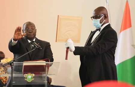 [Côte d’Ivoire] À sa prestation de serment le vice-président annonce le programme qui l’attend