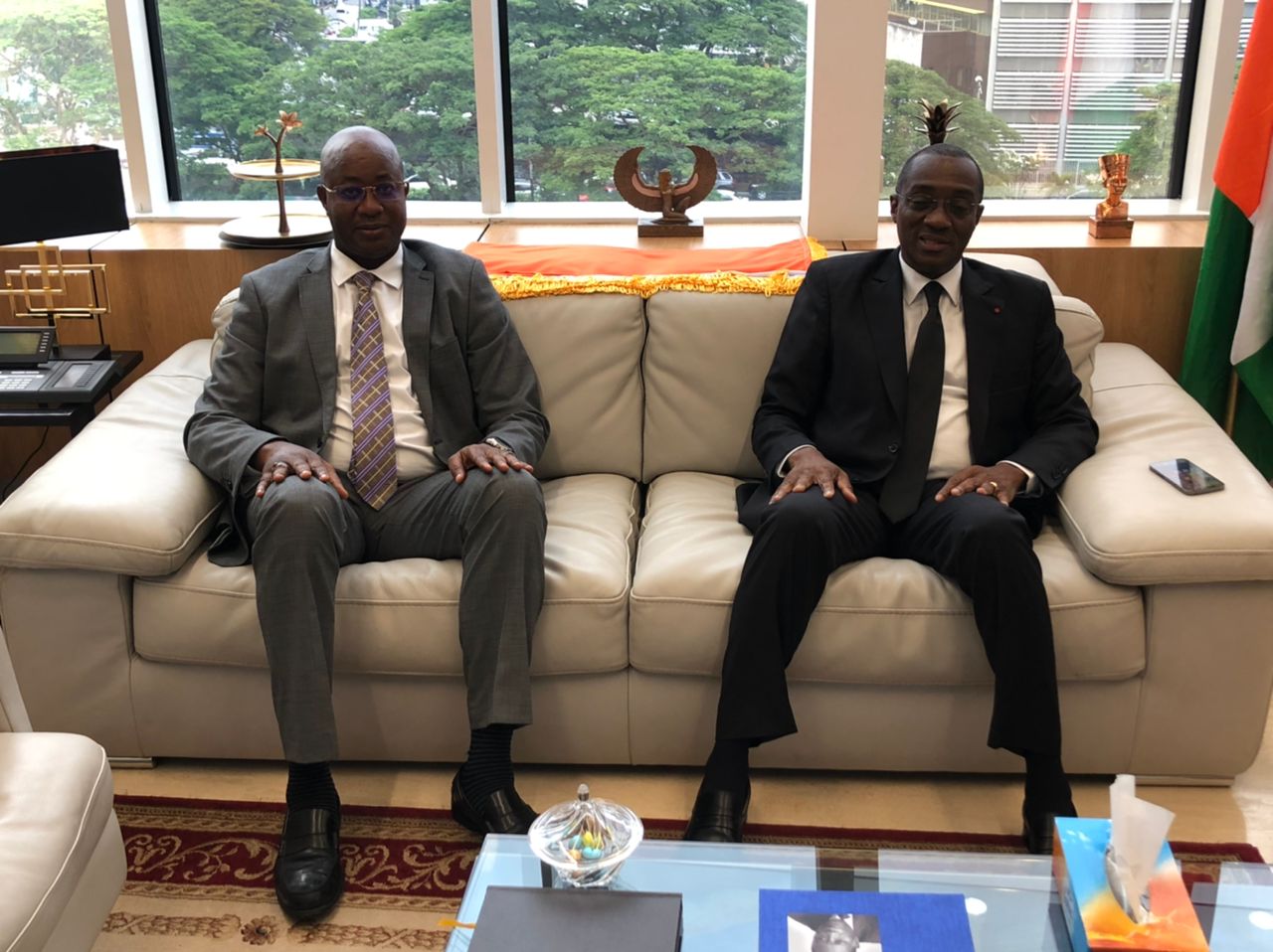 [Côte d’Ivoire] Le président du MFA reçu en audience par Sahy Claude Soumahoro