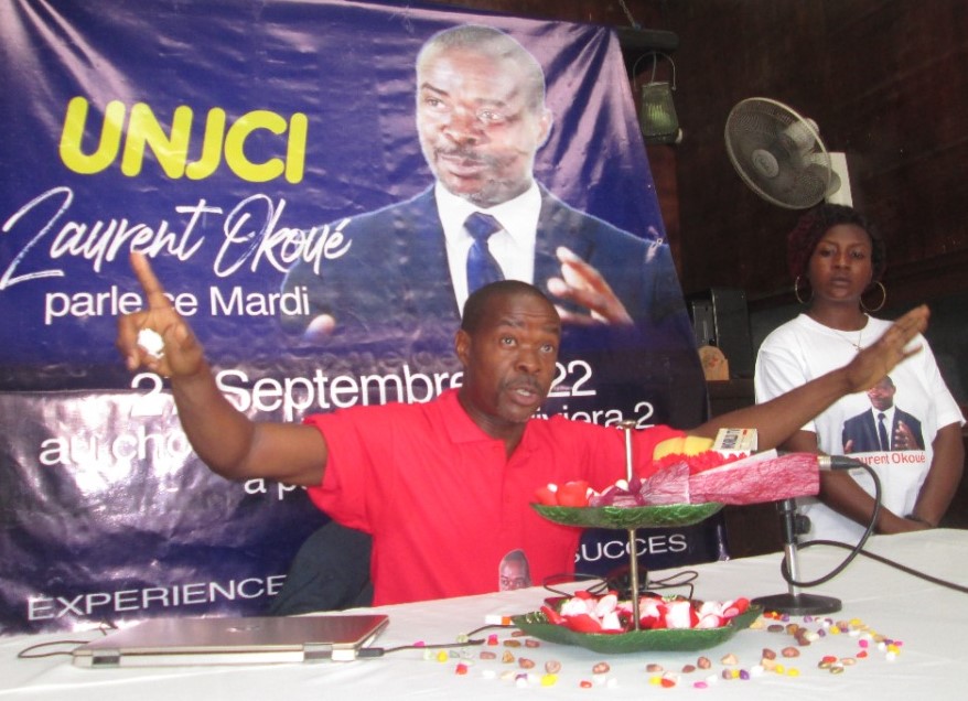 Élection à la présidence de l'UNJCI 2022] Ce que Laurent Okoué a dit -  Crocinfos