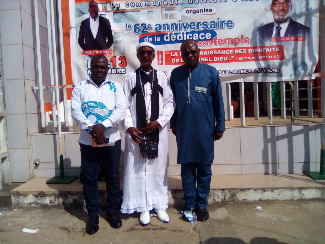 [Célébration du 62è anniversaire de l’église Harriste d’Anono] Le Prédicateur supérieur Richard Djorogo et ses fidèles rendent grâce à Dieu