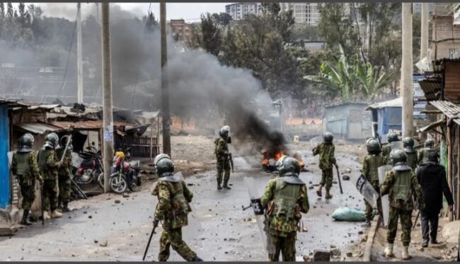 Manifestation contre les nouvelles taxes au Kenya