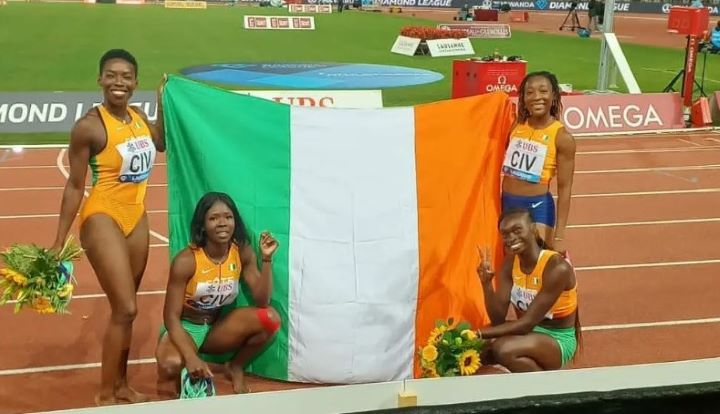 Espoirs déçus pour le quatuor ivoirien après une chute au 4 x 100 mètres