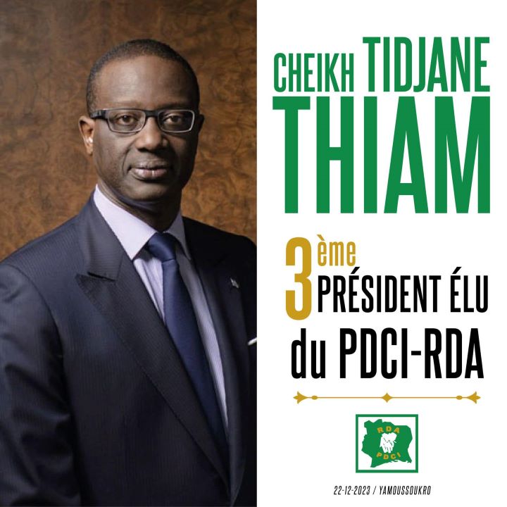 [Tidjane Thiam élu Président Du PDCI-RDA] Un Nouveau Chapitre Débute ...