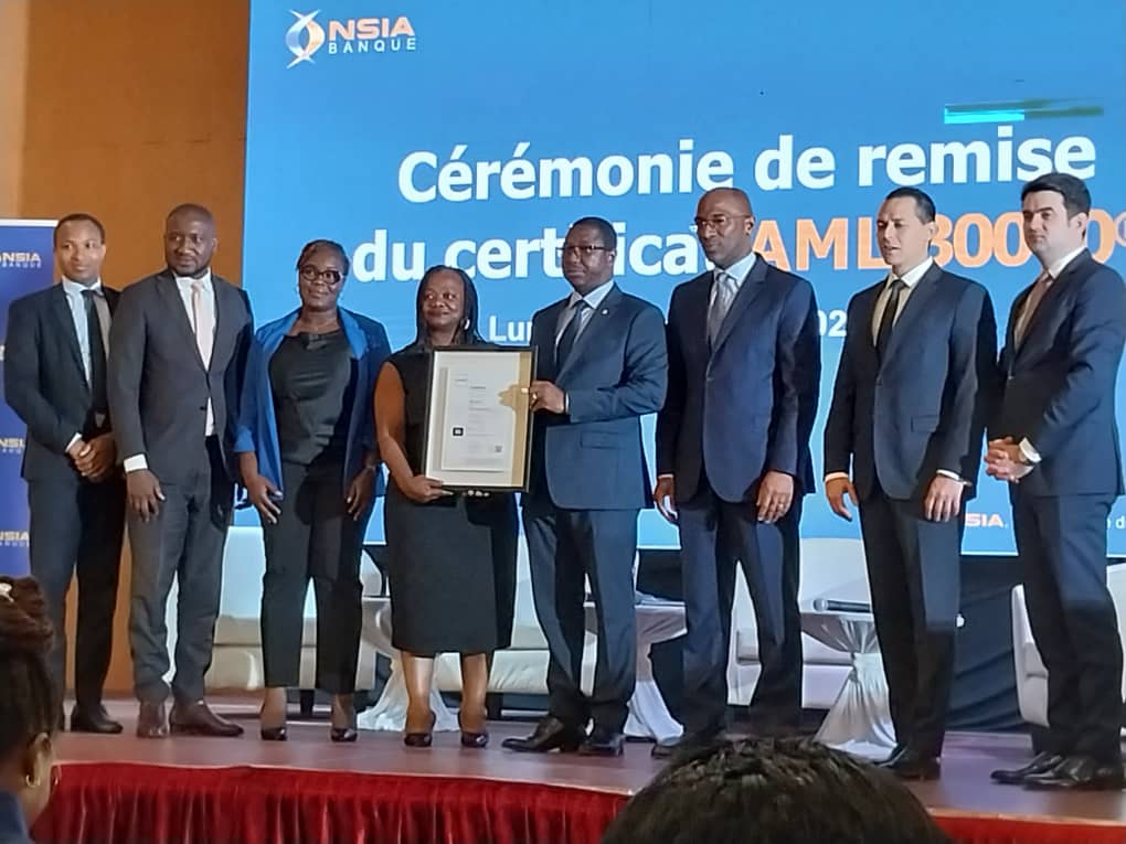 Banques Et Assurances Lutte Contre La Criminalit Financi Re NSIA   Certification 1 